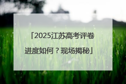 2025江苏高考评卷进度如何？现场揭秘