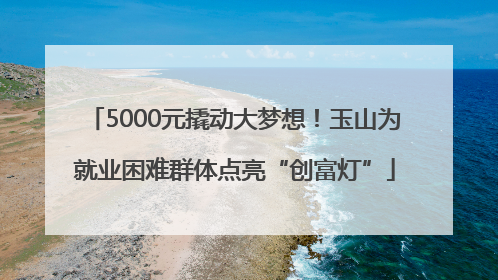 5000元撬动大梦想！玉山为就业困难群体点亮“创富灯”