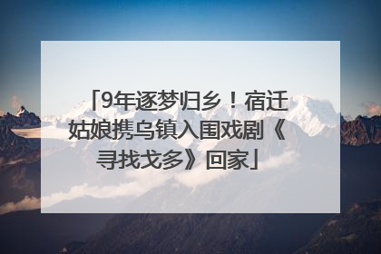 9年逐梦归乡！宿迁姑娘携乌镇入围戏剧《寻找戈多》回家