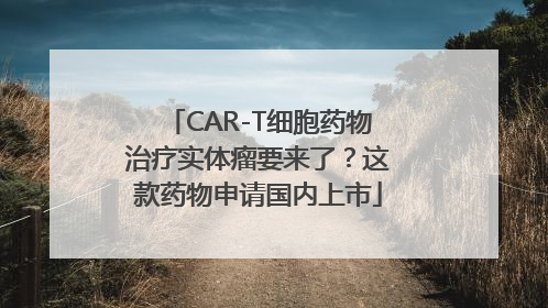 CAR-T细胞药物治疗实体瘤要来了？这款药物申请国内上市